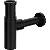 Xenz Pure - Designsifon rond zwart mat