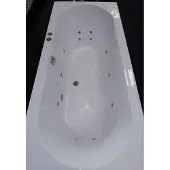 Sanindusa Urby bubbelbad met WP2 systeem 180x80 wit