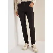 Cecil Dames Broek in lederlook - Bruin - 34