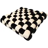 Laroy Velvet Vibe kattenkussen Zwart/ Beige