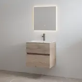 Best design Splash badkamermeubel 60cm met kraangat eiken licht