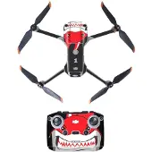 Sunnylife Protective Skin voor DJI AIR 2S - RED SHARK