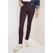 Cecil Dames Broek in lederlook - Rood - 31