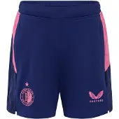 Castore Feyenoord Trainingsbroekje 2025-2026 Kids Donkerblauw Roze
