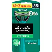 Wilkinson Sword Wilkinson Xtreme 3 Sensitive Comfort - 8 wegwerpscheermesjes.