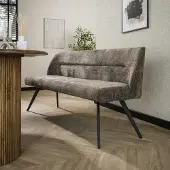 Dimehouse Eetkamerbank Chia Chenille Stof Rich Taupe 188 cm - Chenille - Modern -