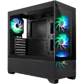 CoolBox GA250 Vision, Tower, PC, Zwart, ATX, Micro ATX, Mini-ITX, SGCC, Gehard glas, 40 cm