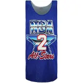 Mitchell & ness Charlotte Hornets Larry Johnson Reversible Heren Mesh Vest