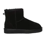 EVER AU Boots 'Ostrich' zwart