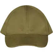 OFF-WHITE Gebroken witte monotone logo baseballpet groen