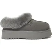 EVER AU Huisschoenen 'Topknot' grijs
