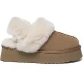 EVER AU Huisschoenen 'Fantail' bruin