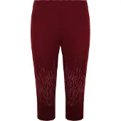 Gymshark Combat Dames Burgundy Cropped Leggings