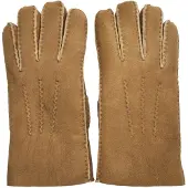 Infinity Leather Heren Tan Luxe Schapenvacht Suède Leren Handschoenen