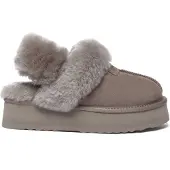 EVER AU Huisschoenen 'Fantail' grijs