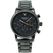 Giorgio Armani Emporio AR1509 Luigi Ceramic Chronograph Black Men's Watch