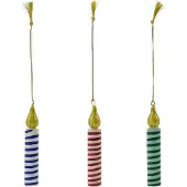 House Doctor Licht decoratiehanger 3 stuks Groen-roze-blauw