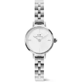Daniel Wellington quartz zilver dames horloge met witte wijzerplaat & roestvrij stalen band