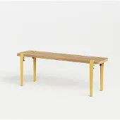 TIPTOE Duke Bank Brioche Yellow | Solid Oak