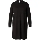 ONLY Carmakoma Caralba Korte Jurk Dames Zwart M-46/48