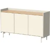 Vicco Velina Sideboard – 140 x 82 cm met 6 compartimenten Crème