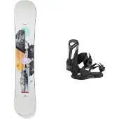 Burton - Packs (snowboards & bindingen) - Pack Hideaway 2026 voor Dames van Hout - Wit