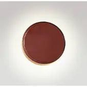 Marset Design wandlamp Caramel, dimbaar, bruin / roest, Woon-/ Eetkamer, Glas, Design, Wandlamp design