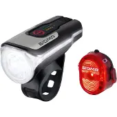 Sigma Aura 80 USB + Nugget ll USB Fietsverlichtingsset - 80 lux