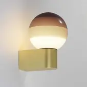 Marset Design wandlamp Dipping Light A1, dimbaar, messing / goud, Woon-/ Eetkamer, metaal, Design, Wandlamp design