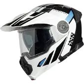 IXS Venture 1.0, opklapbare helm ,Zwart/Wit ,M