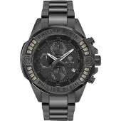 Philipp Plein Watches Analoog horloge 'The $kull Chrono' zwart