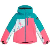 O'Neill Outdoorjas groen / fuchsia / wit
