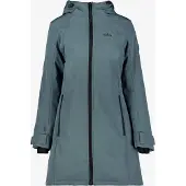 Kjelvik gewatteerde dames softshell jas blauw maat XL