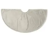 Annas collection BOOMKLEED FLUWEEL D120CM TAUPE
