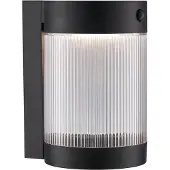 Nordlux Coupar buitenwandlamp op zonne-energie, zwart, kunststof, IP44, zwart, Kunststof, solar buitenlamp