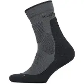 Icebreaker - Women's Merino Hike+ Heavy Crew - Wandelsokken 38-40, zwart/grijs