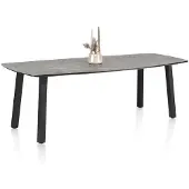 Henders & Hazel Palace bartafel 4-poots HPL/metalen frame gebroken zwart