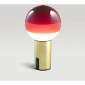 Marset Design tafellamp Dipping Light, dimbaar, rood, Woon-/ Eetkamer, Glas, Design, tafellamp