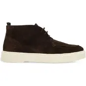 Manfield Bruine suède veterboots | Maat 42