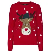 Vero Moda Trui 'TINSEL ' gemengde kleuren / rood