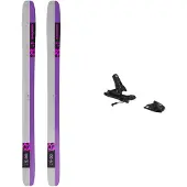 Salomon - Packs (ski's & bindingen) - Pack S/Lab Qst X 2026 voor Unisex - Paars