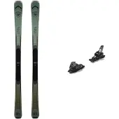 Rossignol - Packs (ski's & bindingen) - Pack Arcade 84 2027 voor Heren van Hout - Groen