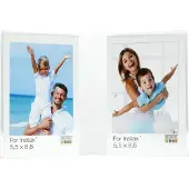Deknudt Frames fotolijst S58RL2 H2V - transparant tweeluik - Instax foto