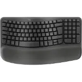 Logitech 920-012293, Volledige grootte (100%), Draadloos, RF draadloos + Bluetooth, Membraantoetsen, QWERTY-indeling, Grafietkleur