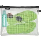 Leitz 4026-00-95 Ritsluitstas WOW Traveller, maat L, zwart