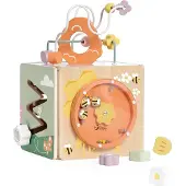 Classic World Houten 5-in-1 Zintuiglijke Educatieve Kubus - UNI