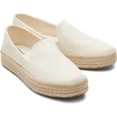Toms Carolina 100% Katoen Dames Espadrilles Naturel