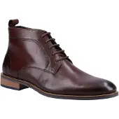 Hush puppies Declan Veterschoenen Leer Heren Bruine Laarzen