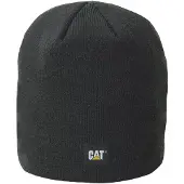 CAT Logo Gebreide Unisex Volwassenen Zwart Beanie Pet