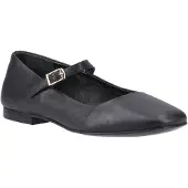 Hush puppies Pasha Dames Zwart Leren Schoenen